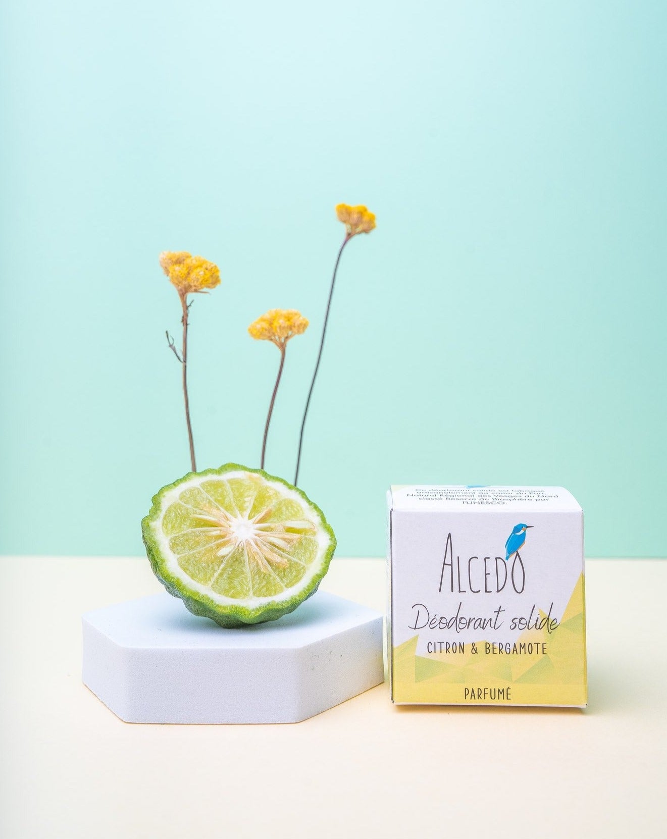 Déodorant solide Citron & Bergamote Alcedo
