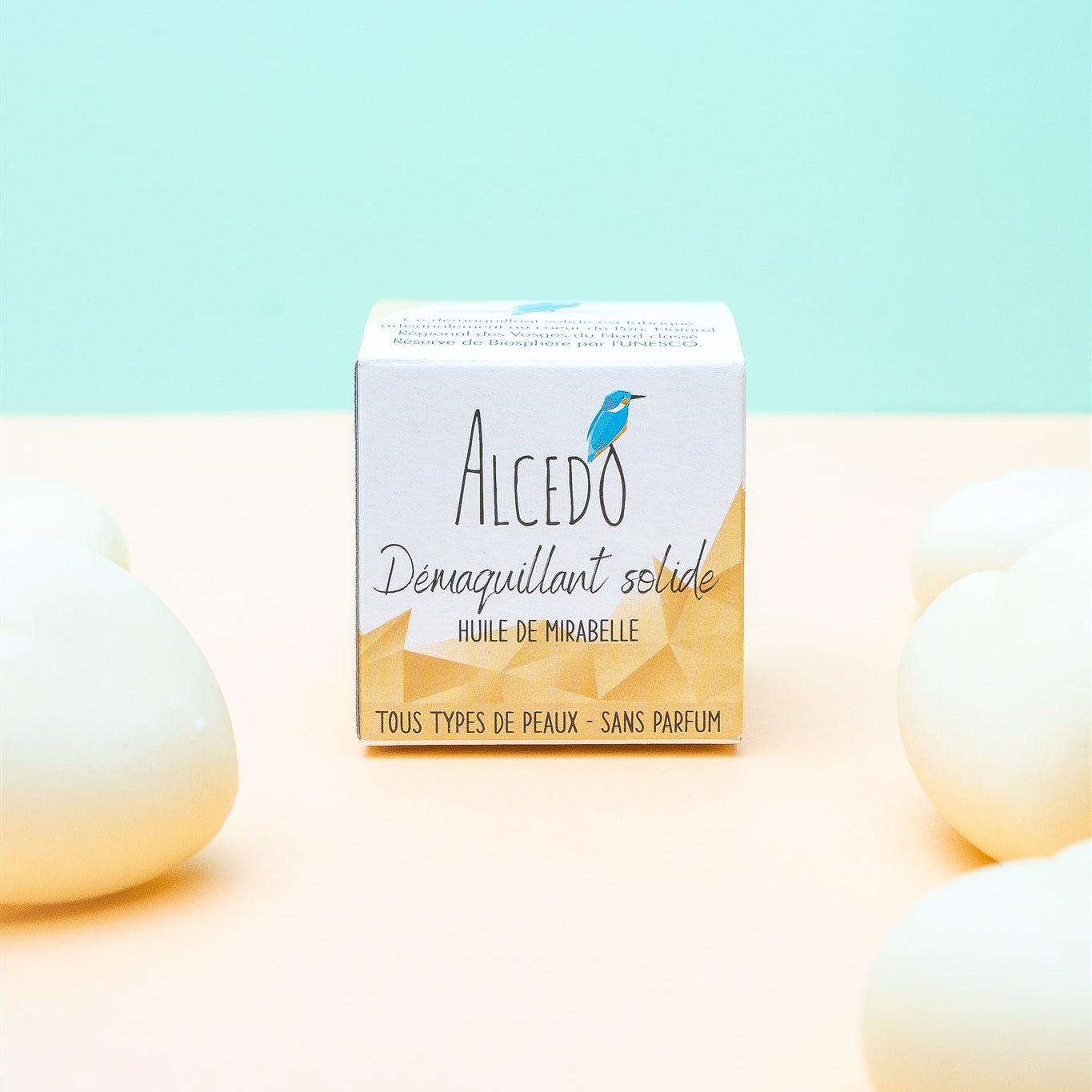 Démaquillant solide Huile de Mirabelle Alcedo