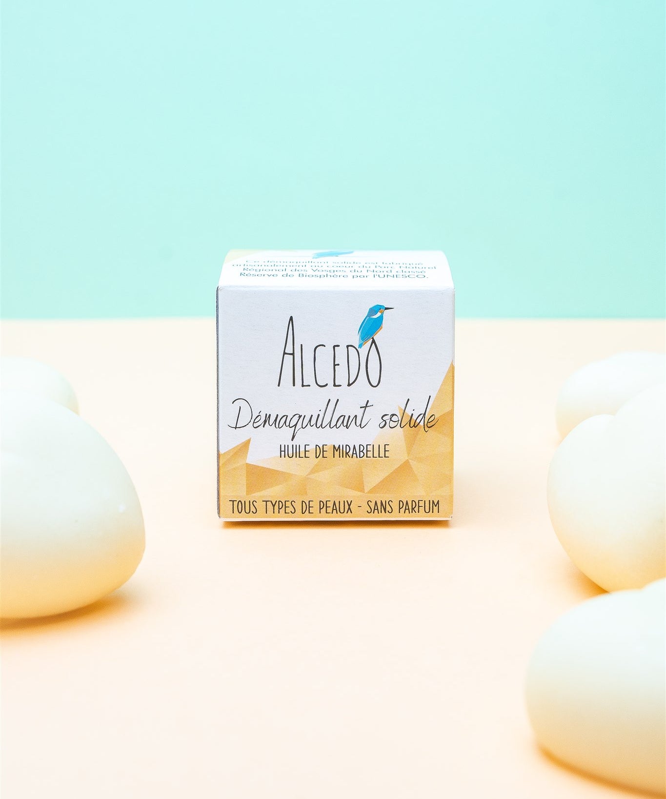 Démaquillant solide Huile de Mirabelle Alcedo