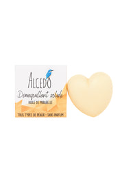 Démaquillant solide à l'huile de mirabelle de Lorraine, sans parfum pour la peau sensible 